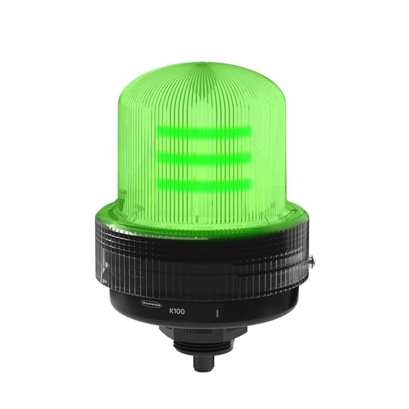 Banner 814550, K100B-BLZGQ, K100 Basic Daylight Visible Beacon: 1-Color Indicator