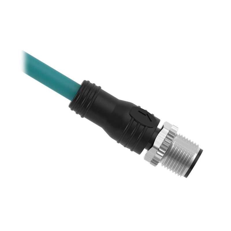 Banner 817007, BCD-M12DM-1, Cordset: Single-Ended D-Code M12