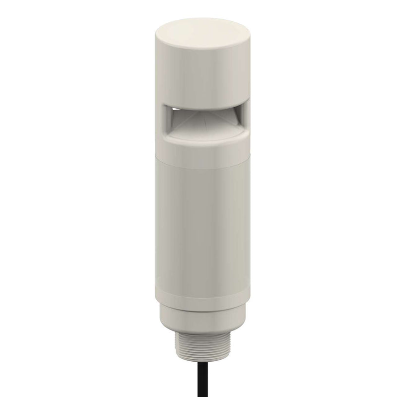 Banner 97743, CL50GYRAOS3INC, Column Light: Gray Housing: 3-Color Sealed Omnidirectional Pulsed Audible w/Intensity Adjust Indicator