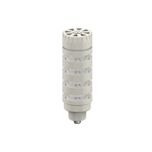Banner 813198, TL50BLGYR2B1ACQ, TL50BL Tower Light, Gray Housing: 4-Color Audible Indicator