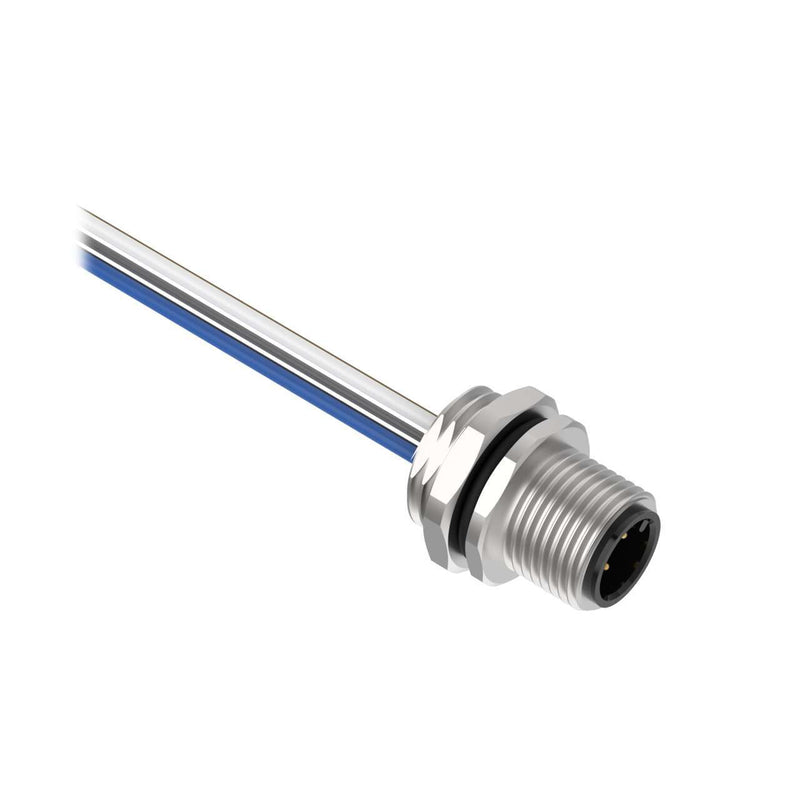 Banner 814629, BR-M12M5F9-0.5, Receptacle 5-pin Male