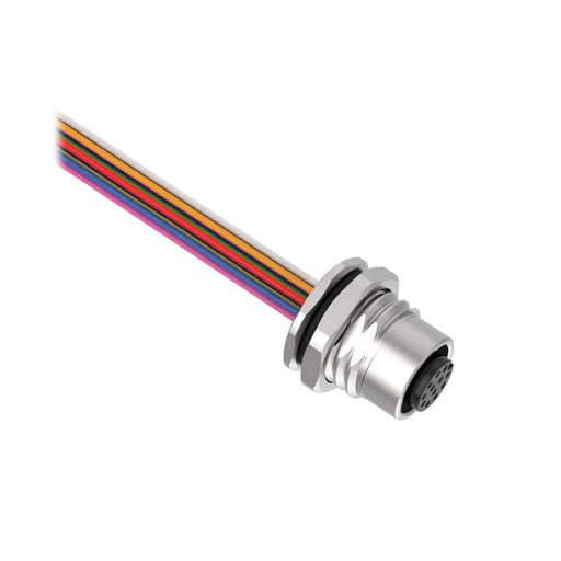 Banner 814663, BR-M12F12R9-0.5, Receptacle 12-pin Female