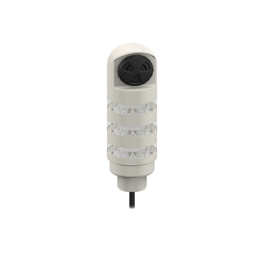 Banner 809210, TL50BLG2Y2R2ALSC, TL50BL Tower Light, Gray Housing: 3-Color Sealed Loud Audible Indicator