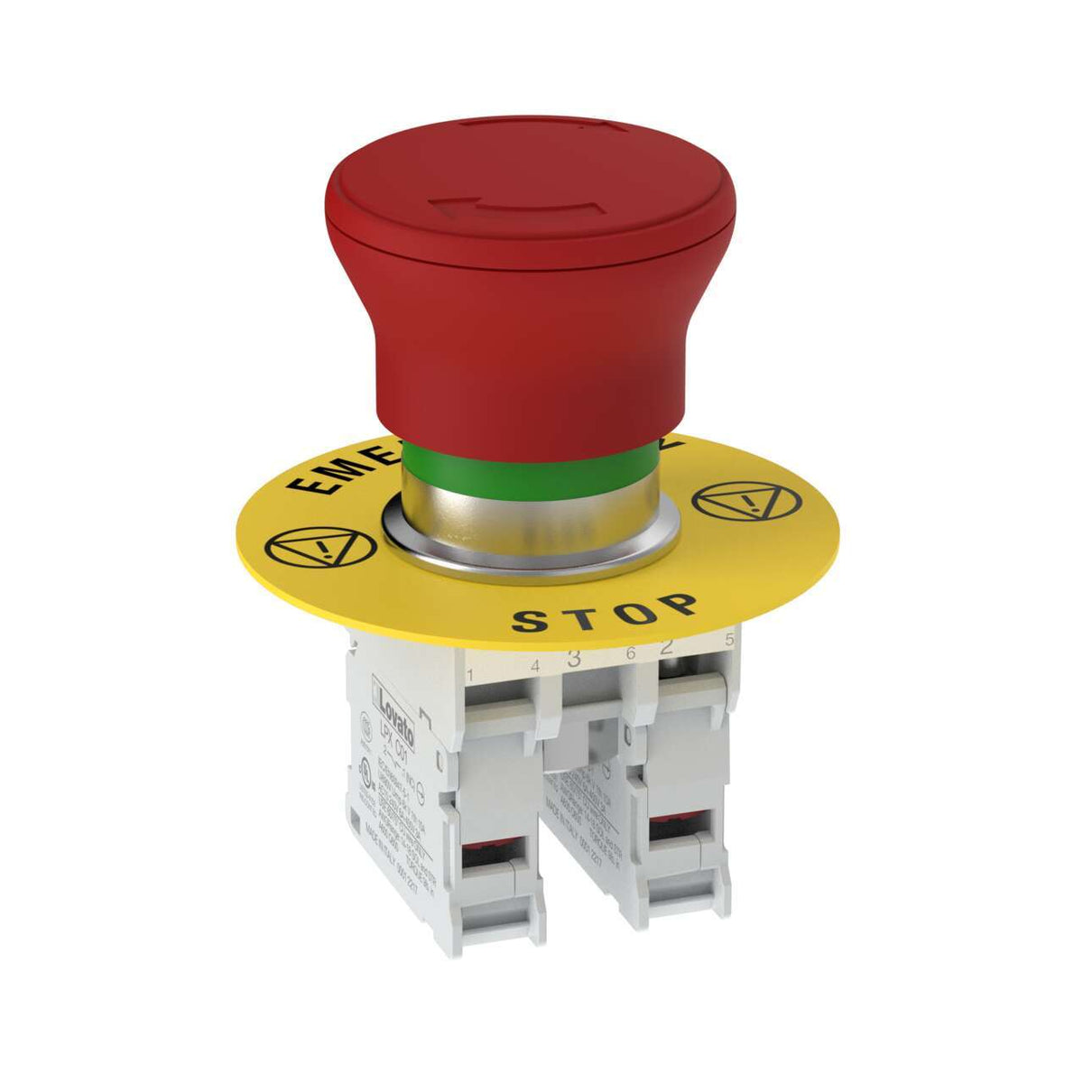 Banner 69699, SSA-EBM-02L, 22 mm Metal E-Stop Button Kit — Integrated ...