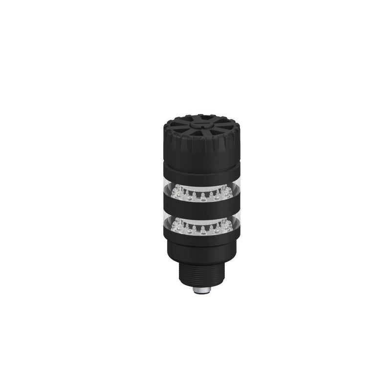 Banner 809371, TL50PBL2AQ, TL50 Pro Tower Light with Audible, Beacon Black Housing: 2 Lighted Segments