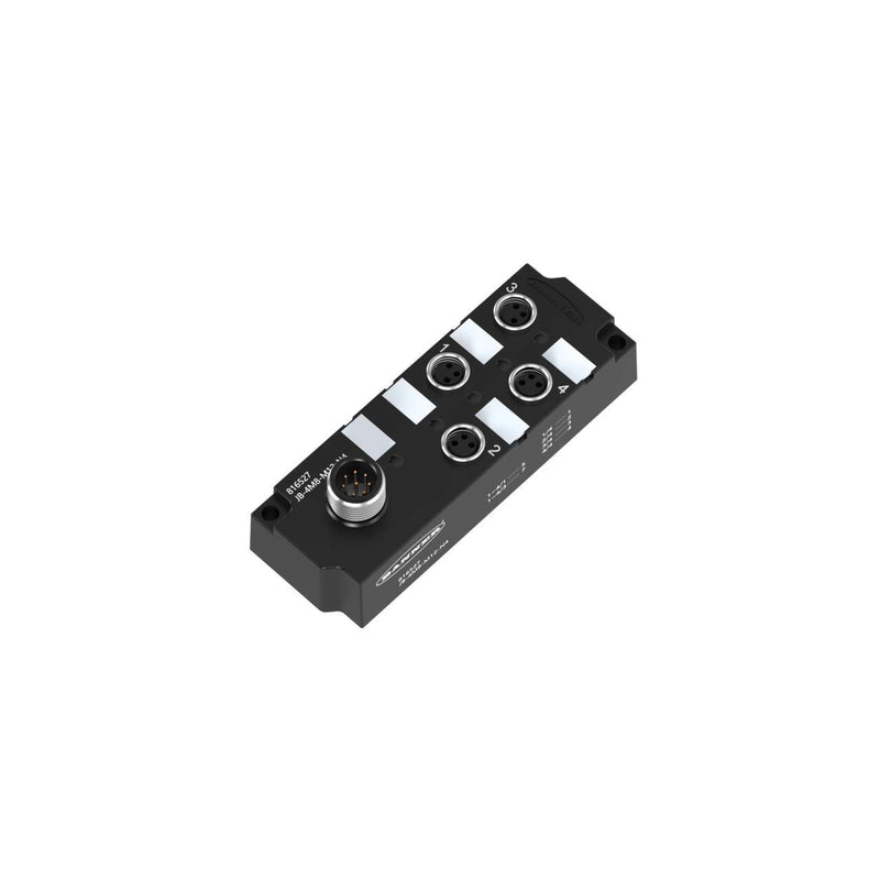 Banner 816527, JB-4M8-M12-N4, Junction Box 8 Port M8 4 NPN with M12 8-pin HR