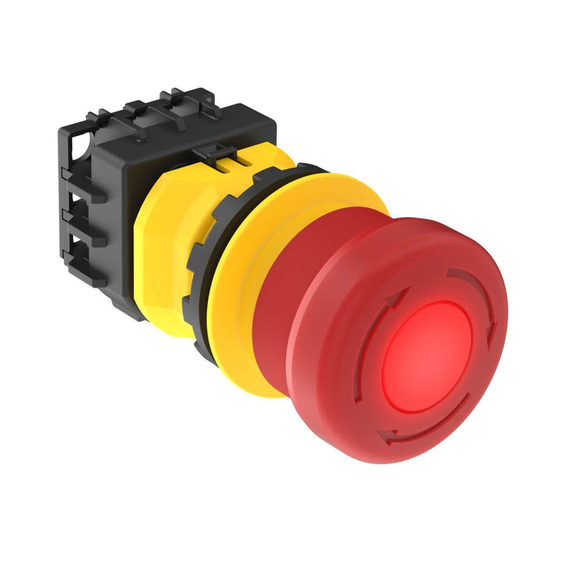 Banner 42209, SSA-EB1PL1-04, SSA-EB1 Panel-mount Emergency Stop Push Button