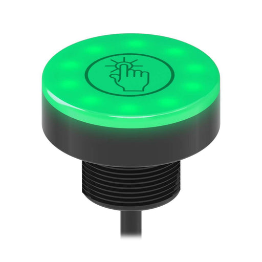 Banner 806120, DK-K50PTCAMGRY3Q, Show the K50 Pro Touch Button with Advanced Animation and Logic Control - Compact (Flat) Top