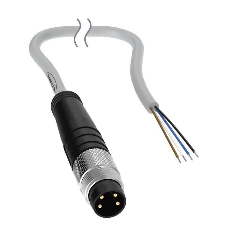 Banner 818281, BC-M8M4-G24-5-HF20, Cordset: Single-Ended M8