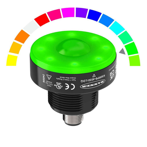 Banner 816164, K50RPB-4030-LDQ, K50R Pro R-GAGE Series Radar Sensor Configurable LEDs