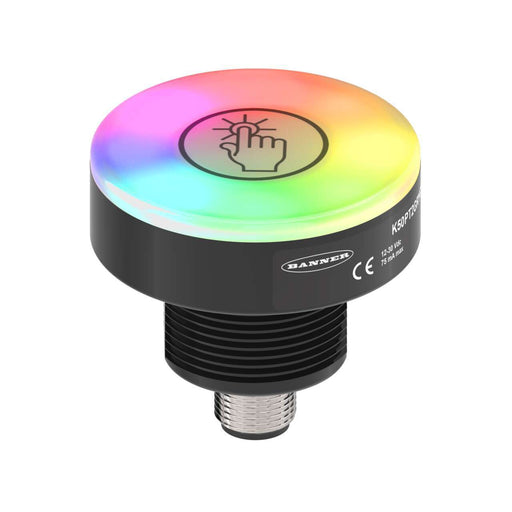 Banner K50 Pro Pick-To-Light Sensor, Compact, Touch, 14-Color, RGB