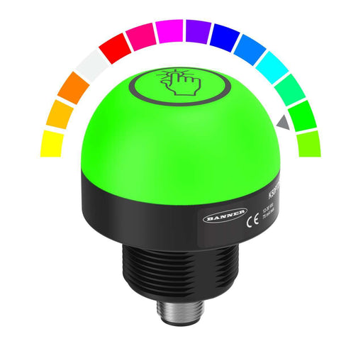 Banner K50 Pro Pick-To-Light Sensor, Touch, 14-Color, RGB