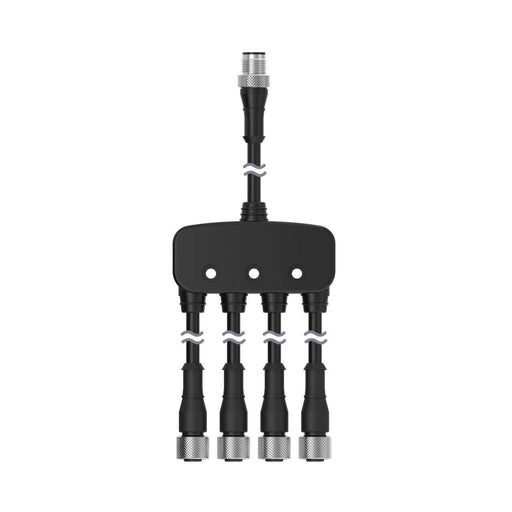 Banner 805471, CSA4-M1251M1251M1251M1251, M12 QD Splitter Cable