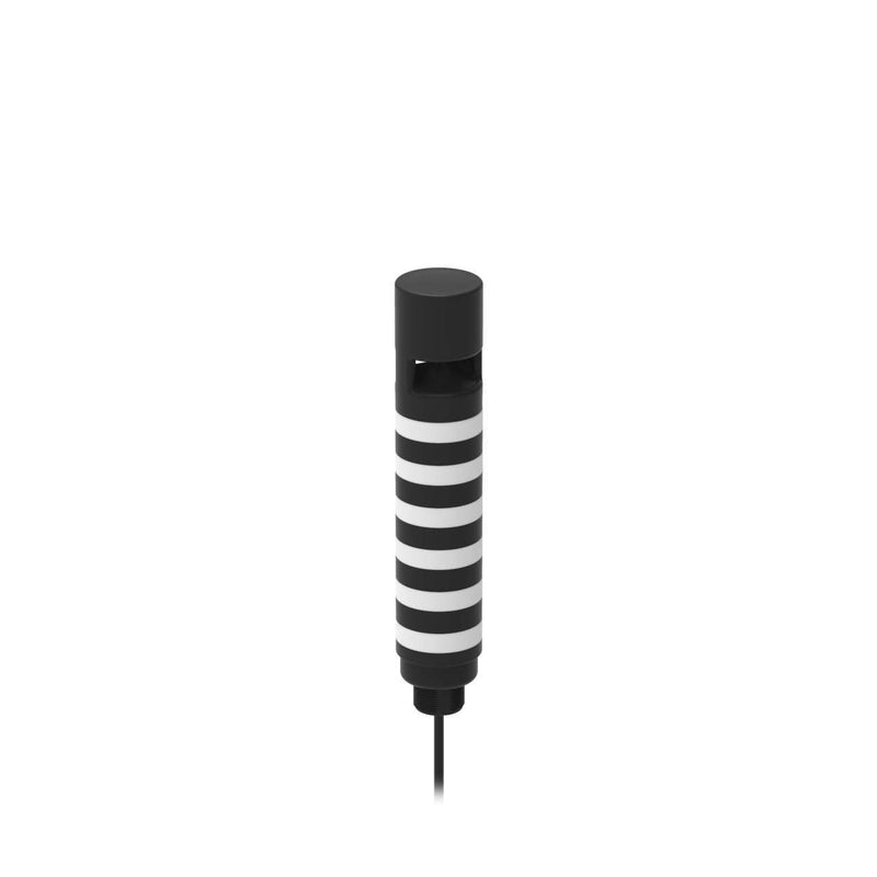 Banner 809641, TL50PBL6AOSIQP, TL50 Pro Tower Light with Omnidirectional Audible w/ Intensity Adjust, Beacon Black Housing: 6 Lighted Segments
