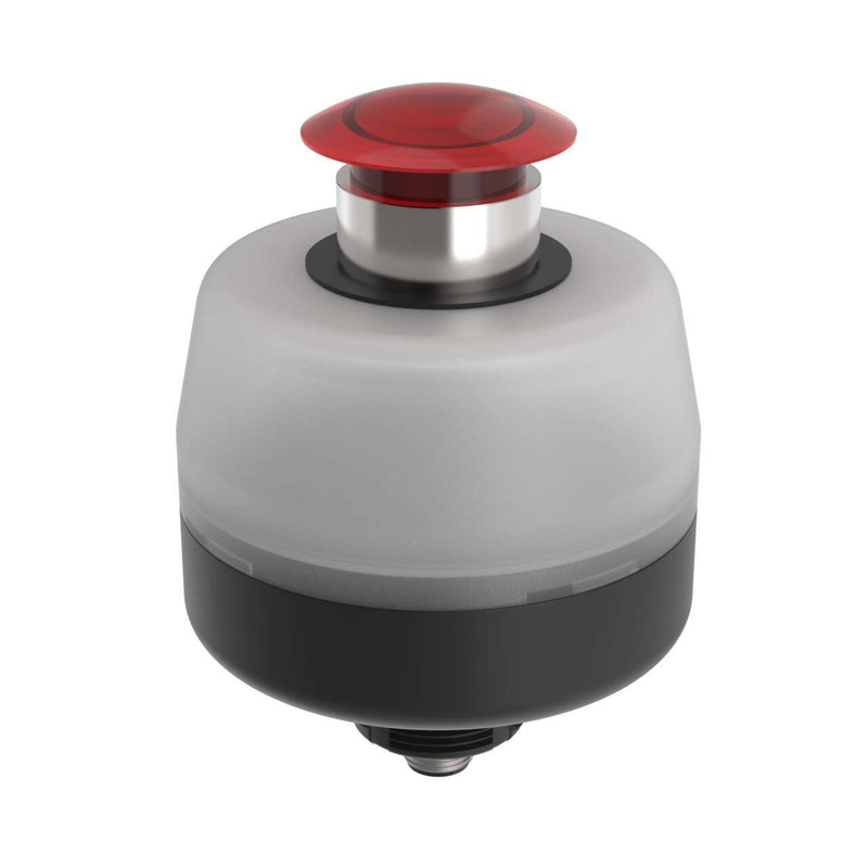 Banner 804824, OS80PMMR1GRQ, OS80 Operator Station: Push Button, Red