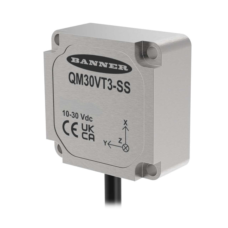 Banner 815995, QM30VT3-SS-MQP, Vibration and Temperature Sensor