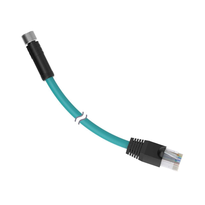 Banner 13896, IVUC-E-475, Cordset: Double-Ended M8 Threaded to RJ45