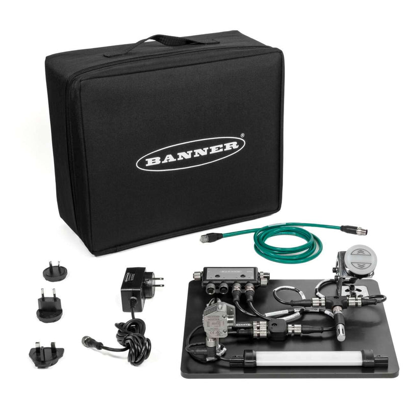Banner 812708, DK-SNAPSIGNAL, Demo Kit: Shows the Snap Signal product lineup Includes R90, R45, Q4X, WLS15P, etc