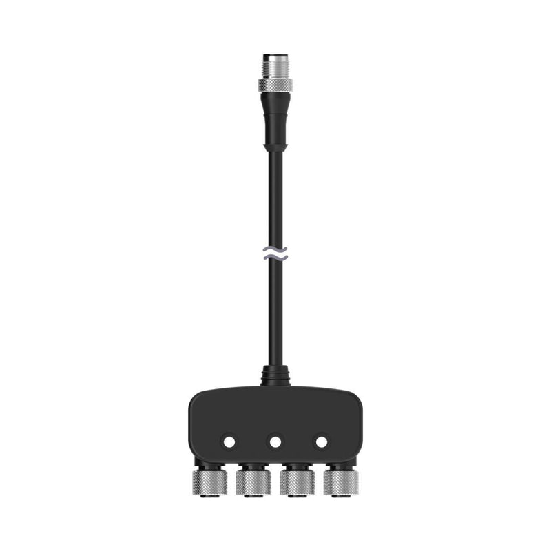 Banner 808663, CSB4-M1251M1250, Splitter M12M 5- Pin to M12F 5-pin, M12F 5-pin, M12F 5-pin and M12F 5-pin connectors
