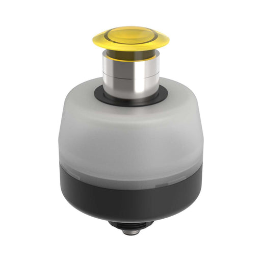 Banner 804827, OS80PMLY1GYQ, OS80 Operator Station: Push Button, Yellow