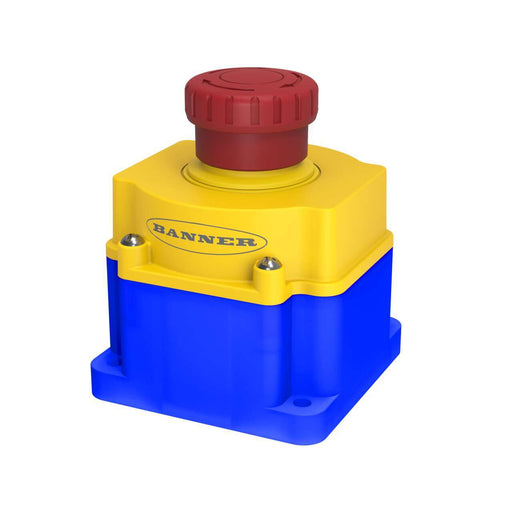 Banner 30020, SSA-EB1PLXR-02ED1Q5B, Emergency Stop: Flush Mounting 40 mm Push Button