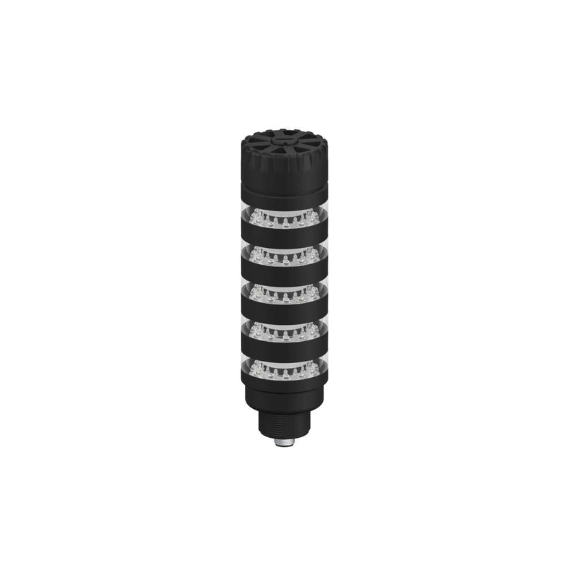 Banner 804972, TL50BL5AKQ, TL50 Pro Tower Light with IO-Link Audible, Beacon Black Housing: 5 Lighted Segments