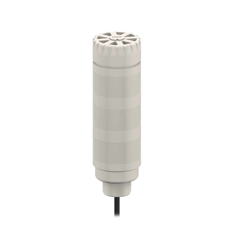 Banner 15146, TL50GYRACQP, TL50 Tower Light, Gray Housing: 3-Color Audible Indicator