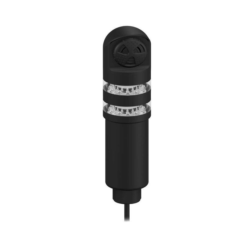Banner 809571, TL50BLZG1R1ALS4, Beacon Tower Light: 2-Color Sealed Staccato Audible Indicator