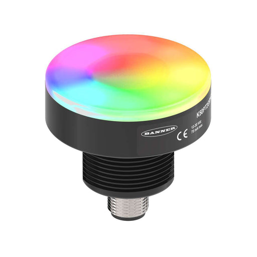 Banner 805927, K50PTCAMGRY3Q, K50 Pro Compact Touch Series: 3-Color RGB Touch Sensor