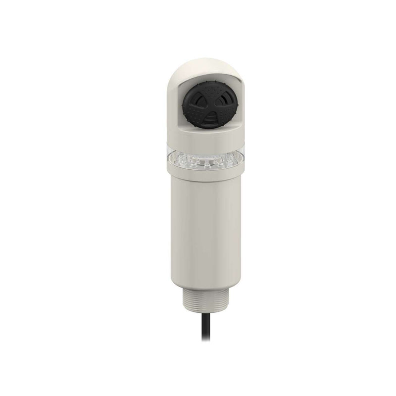 Banner 36219, TL50BLZRALSCQP, Beacon Tower Light, Gray Housing: 1-Color Sealed Continuous Audible Indicator