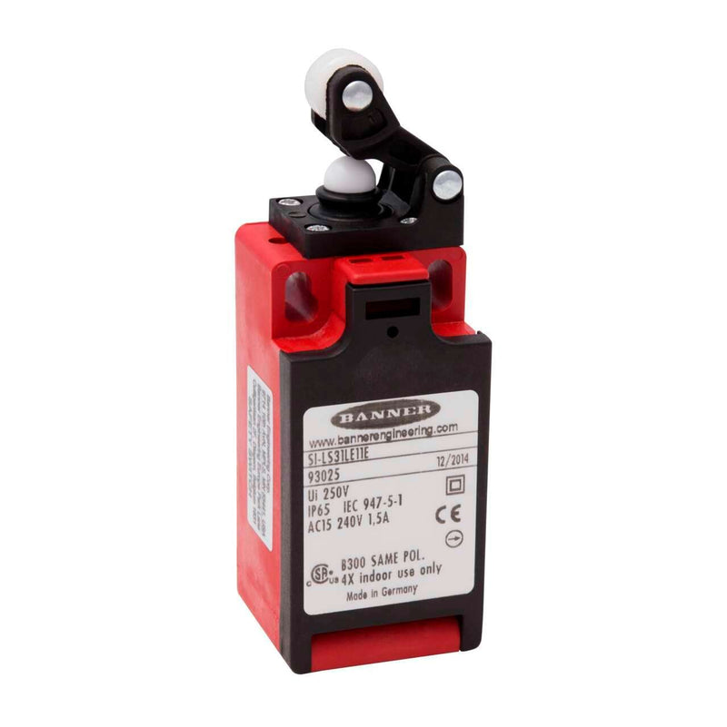 Banner 93023, SI-LS31LA18F, Limit Switch: Plastic Spindle-Mount Lever Actuator