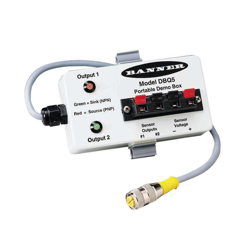 Banner 39535, DBQ5, Portable Demo Box: Powers dc Self-Contained Sensor