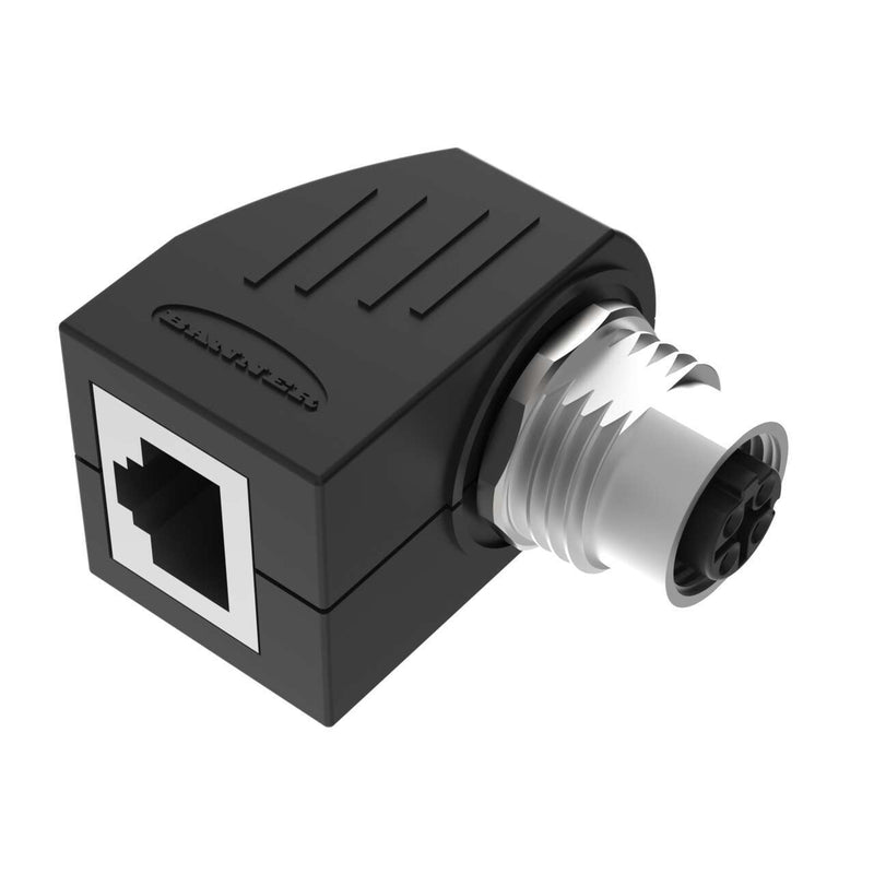 Banner 817104, BRD-M12DF-PT-RJ45A, Receptacle 4-pin Male to RJ45