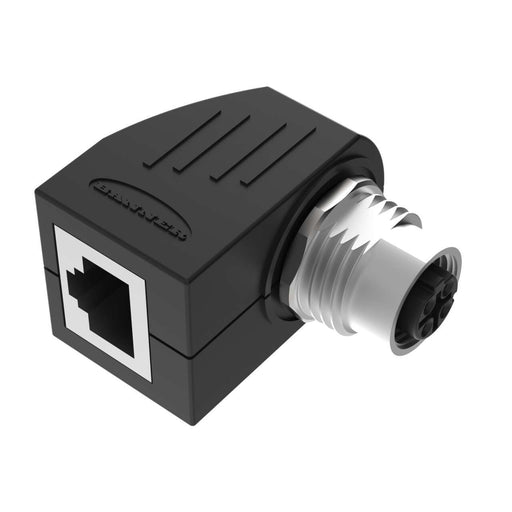 Banner 817104, BRD-M12DF-PT-RJ45A, Receptacle 4-pin Male to RJ45