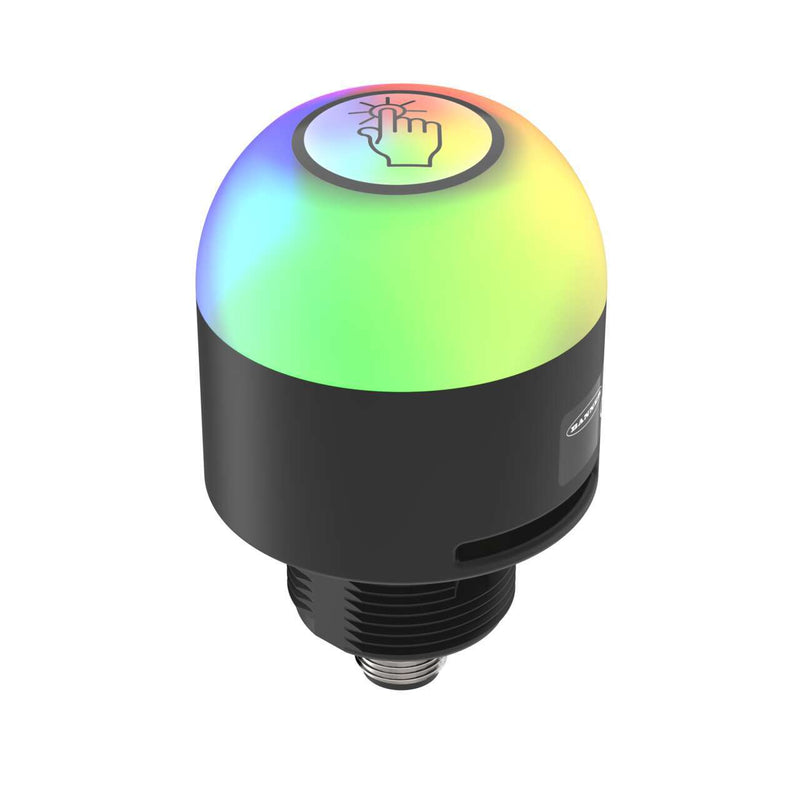 Banner 812784, K50PTAMGRY3AQ, K50 Pro Touch Series: 3-Color RGB Touch Sensor with Audible