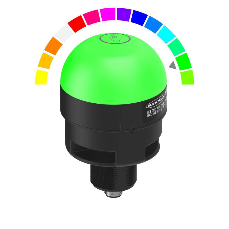 Banner 812796, K70PTALRGB7AQ, K70 Pro Touch Series: 7-Color RGB Touch Sensor with Audible