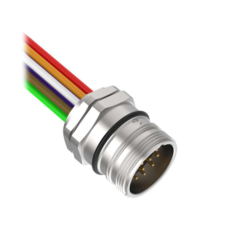 Banner 815551, BR-M23M12F13-0.5, Receptacle 12-pin Male