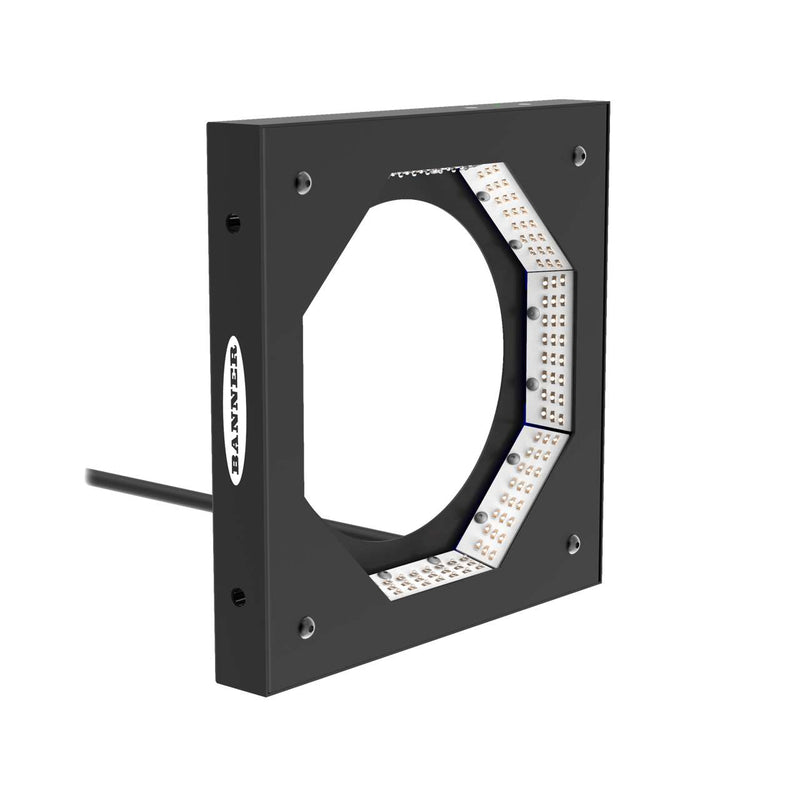 Banner 75990, LEDRI150-3W, PresencePLUS - 150 mm dia. Low Angle Ring Light