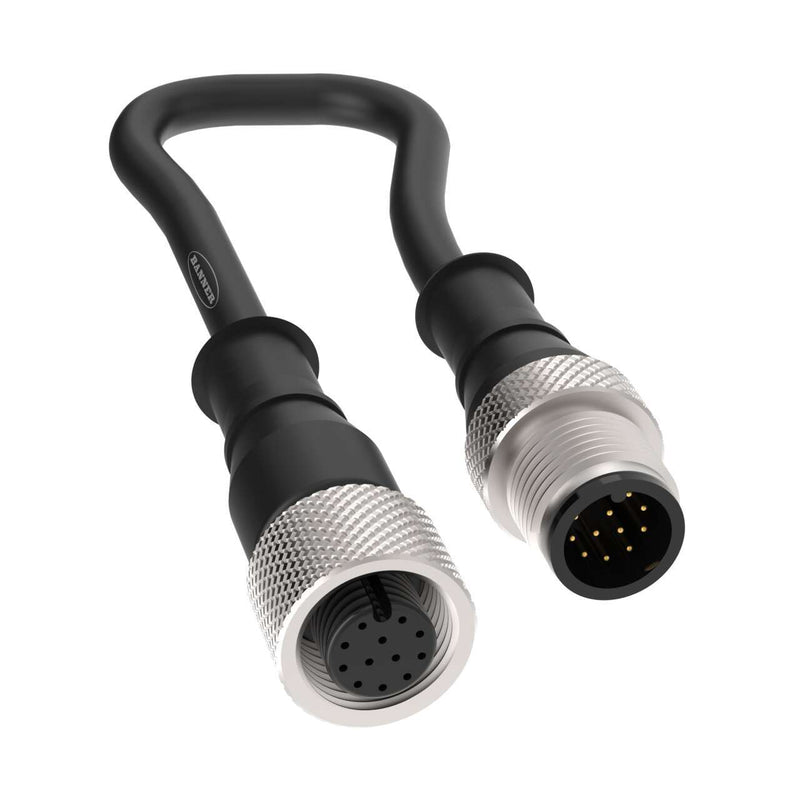 Banner 817603, BC-M12F12-M12M12-24-2, Cordset: Double-Ended M12