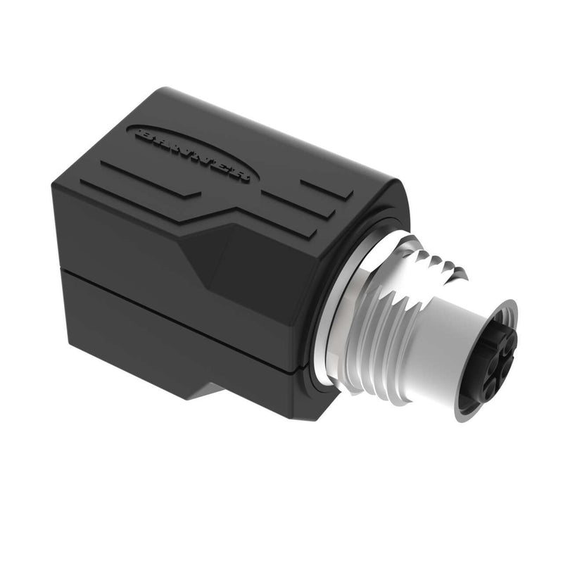 Banner 817105, BRD-M12DF-PT-RJ45, Receptacle 4-pin Female to RJ45