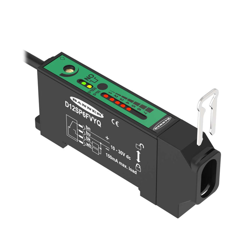 Banner 35403, D12SP6FVYQ, D12 Series: High Speed Glass Fiber Optic