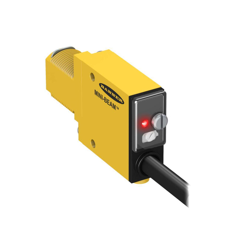 Banner 26586, SM312FVMHS, MINI-BEAM: Visible Rd High Speed Glass Fiber Optic