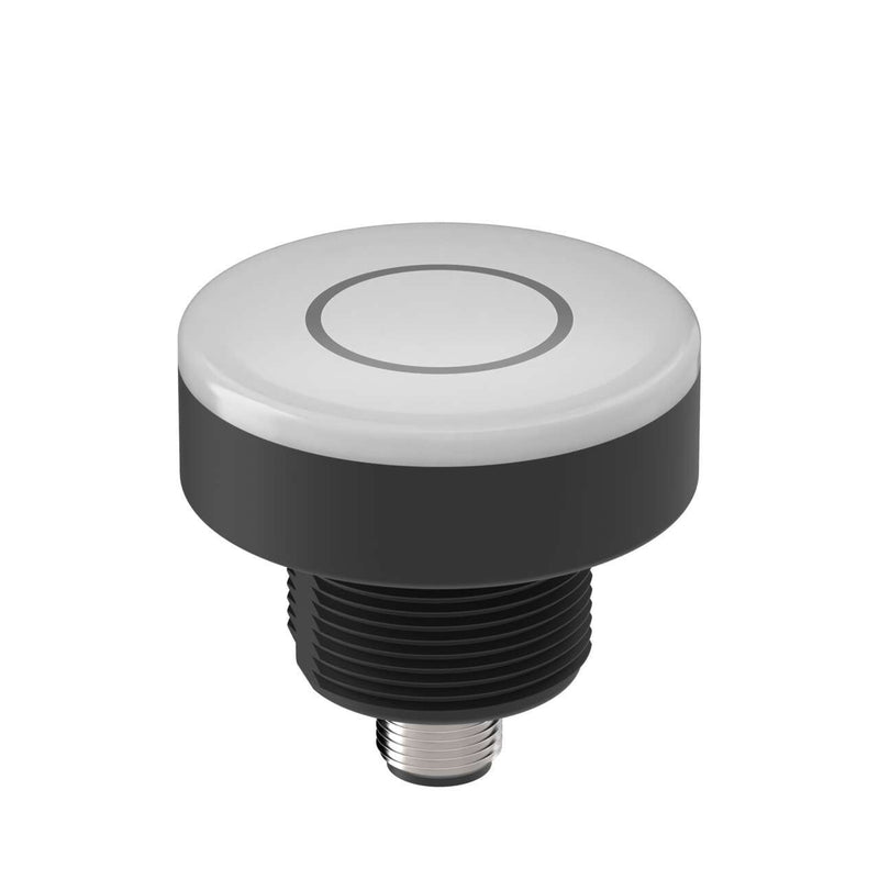Banner 809409, K50PTCAMGRY3Q-CRCLI, K50 Pro Compact Touch Series: 3-Color RGB Touch Sensor