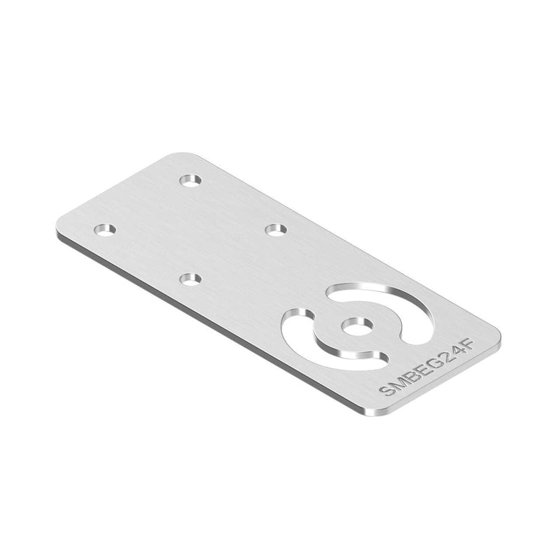 Banner 816580, SMBEG24F, SMBEG24F Bracket: Flat - 25 mm Hole Spacing