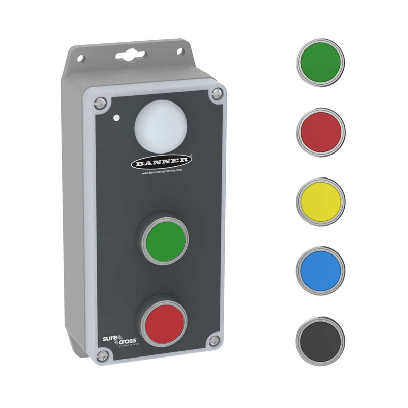 Banner 806118, DX80N2Q120PPB11, Wireless Q120 Pendant Node 2.4 Ghz