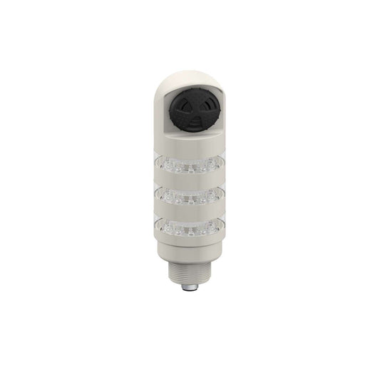 Banner 25779, TL50BLGYR1ALSCQ, Beacon Tower Light, Gray Housing: 3-Color Sealed Loud Audible Indicator