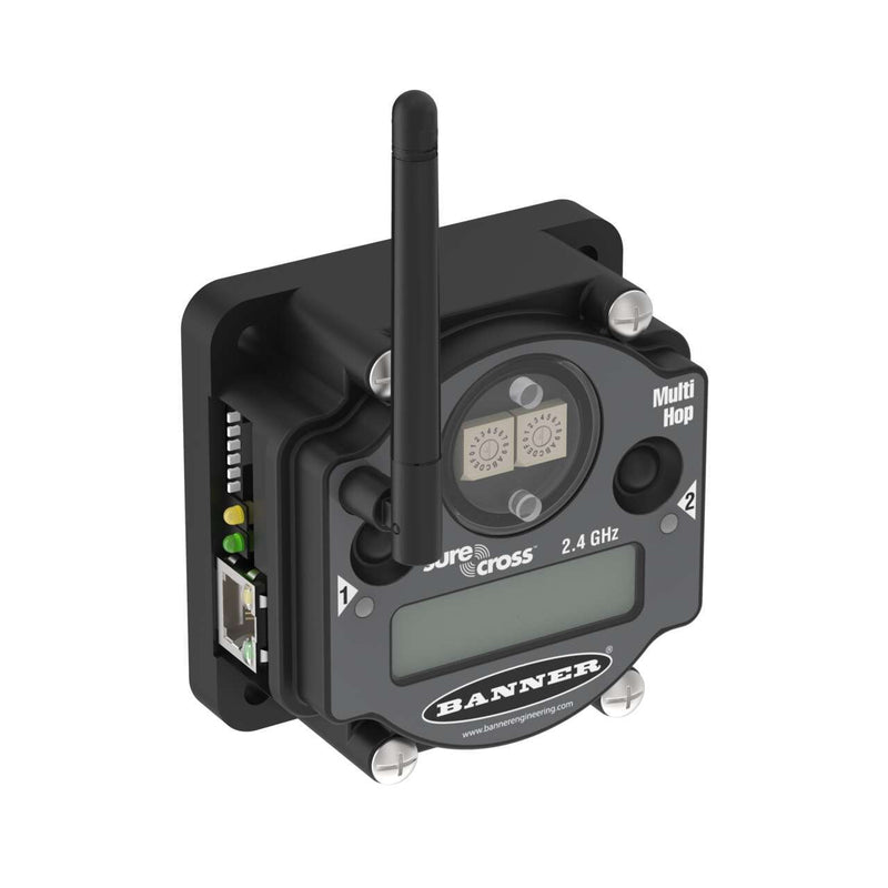 Banner 88425, DX80ER2M-H-KR, DX80ER2M-H 2.4 GHz MULTIHOP ETHERNET DATA RADIO EXT ANT KOREA