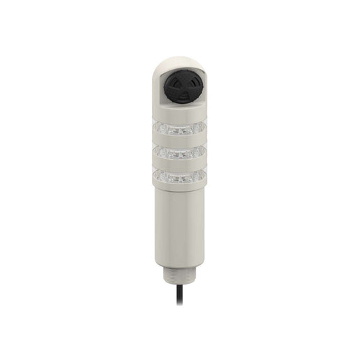 Banner 809685, TL50BLZG2Y2R2ALS4C, Beacon Tower Light, Gray Housing: 3-Color Sealed Staccato Audible Indicator