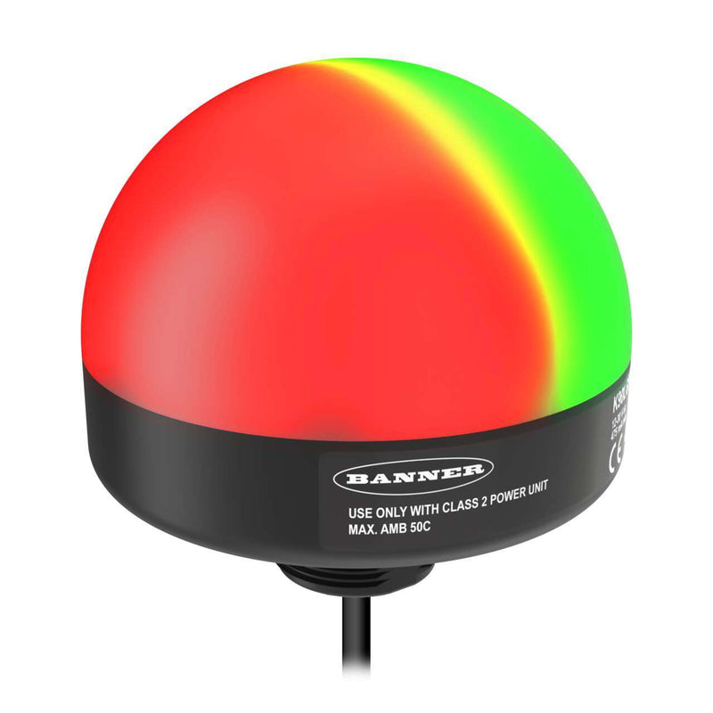 Banner 810862, K90PLRGB7QP, K90 Pro Series: 7-color RGB Indicator