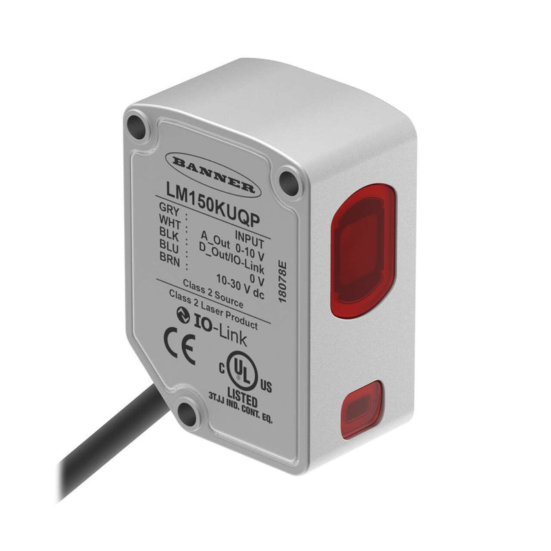 Banner 810151, LM150KUQP, Laser Displacement Sensor